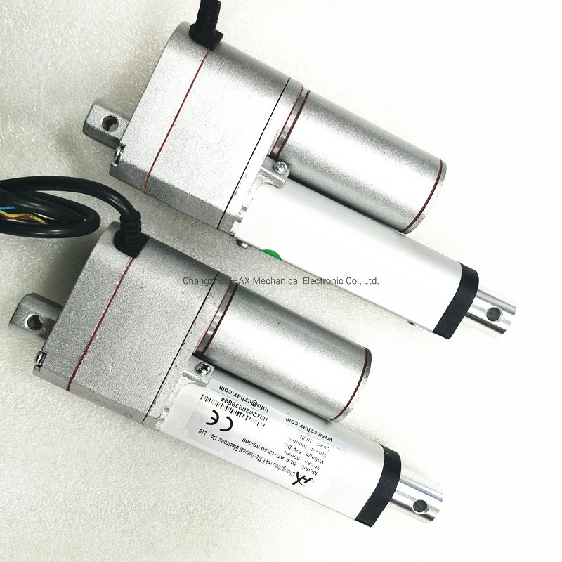 24V Brushed DC Planetary Gear Motor Wheelbarrow Linear Actuator with Potentiometer Feedback